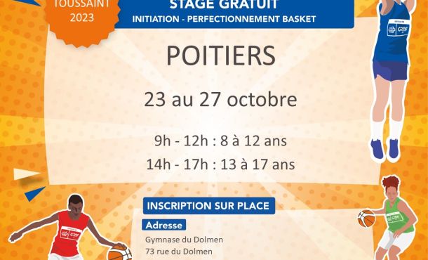 Centre Génération Basket Toussaint 2023