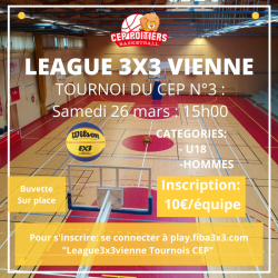 Tournoi 3x3 n°3 du CEP