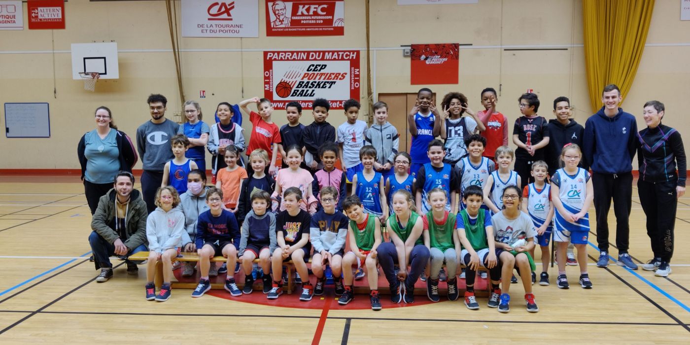 Les enfants qui ont participé au plateau U9 du 19 mars